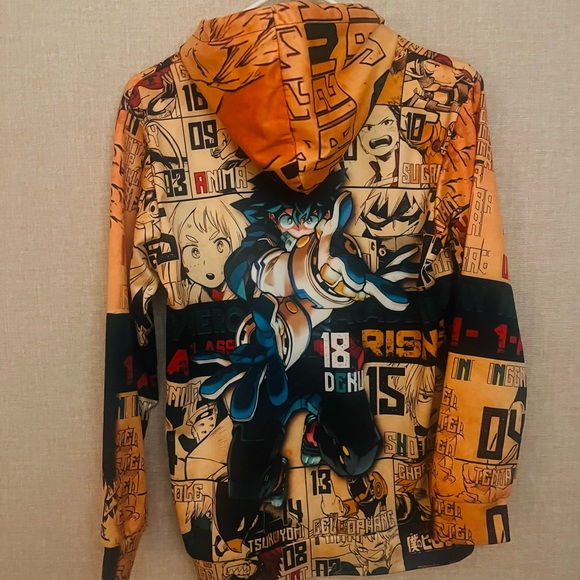 My Hero Academia hoodie sweatshirt. Size adult small. Never worn. - Picture 2 of 3